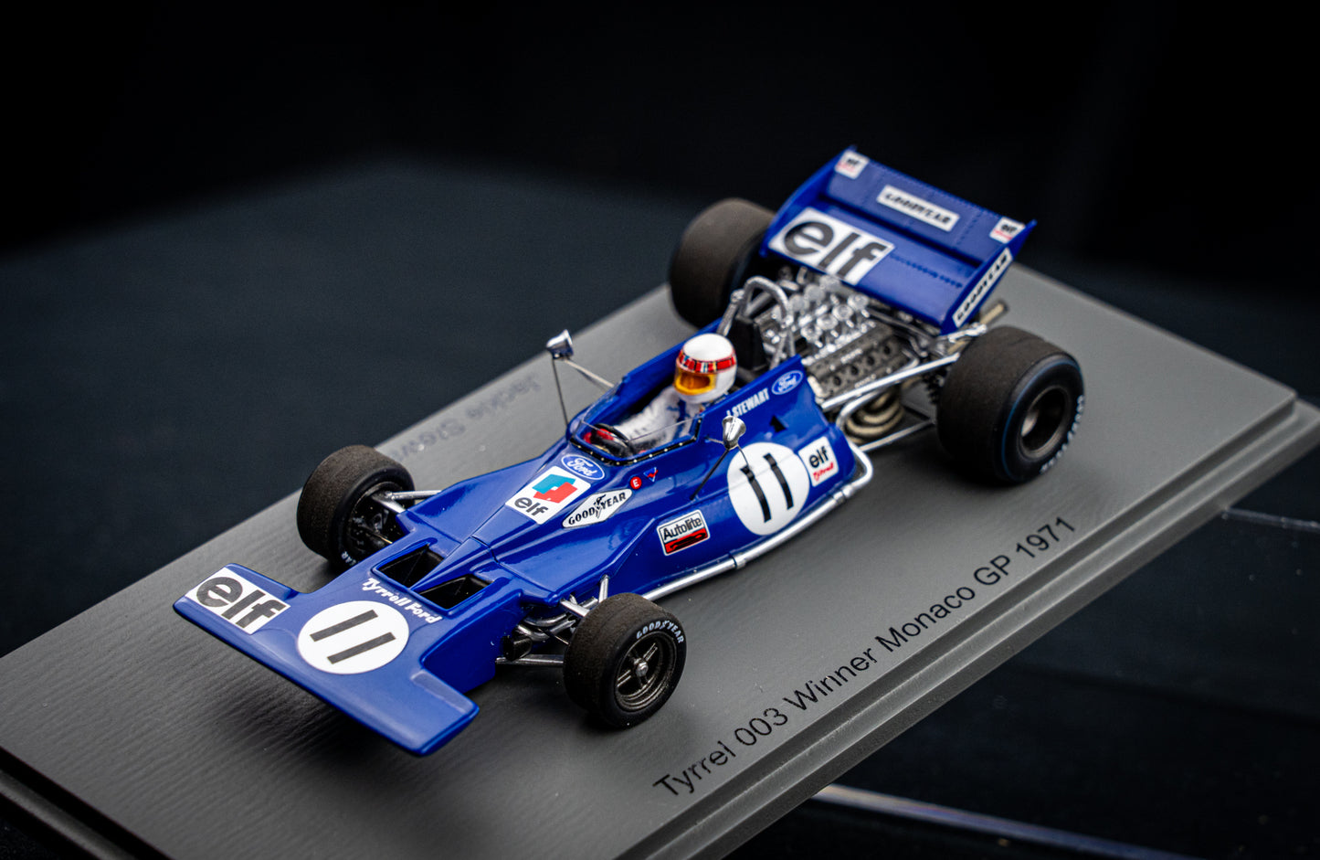 Tyrell 003 #11 Jackie Stewart, Winner GP Monte Carlo 1971 - Spark 1:43