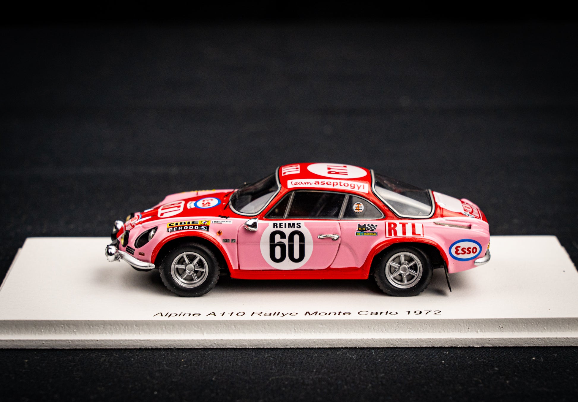 ALPINE A110 1600S n°6 Rallye MONTE CARLO 1972 1/18 Andruet / Pagani ALPINE A110 1600S n°6 Rallye MONTE CARLO 1972 1/18 Andruet / Pagani