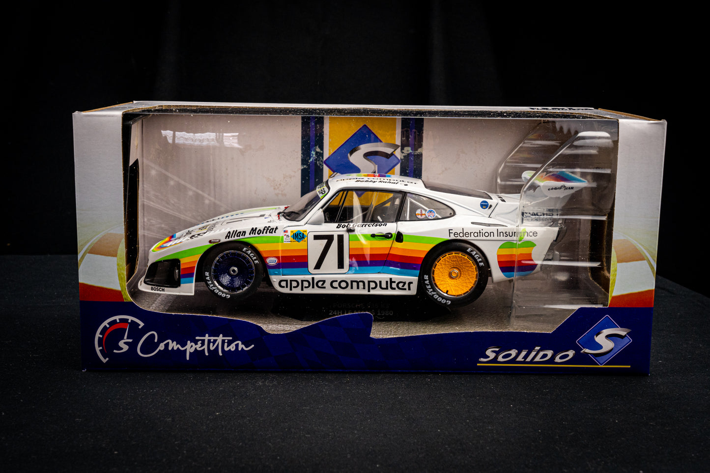 Porsche 935 K3 #71 Rahal / Garretson / Moffat - 24h LeMans 1980 -Solido 1:18