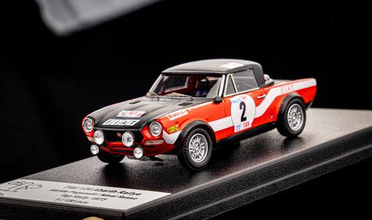 FIAT 124 Abarth Rallye lim. 150 pcs. #2 A.Paganelli / N.Russo - Rallye Portugal 1973 - Trofeu 1:43