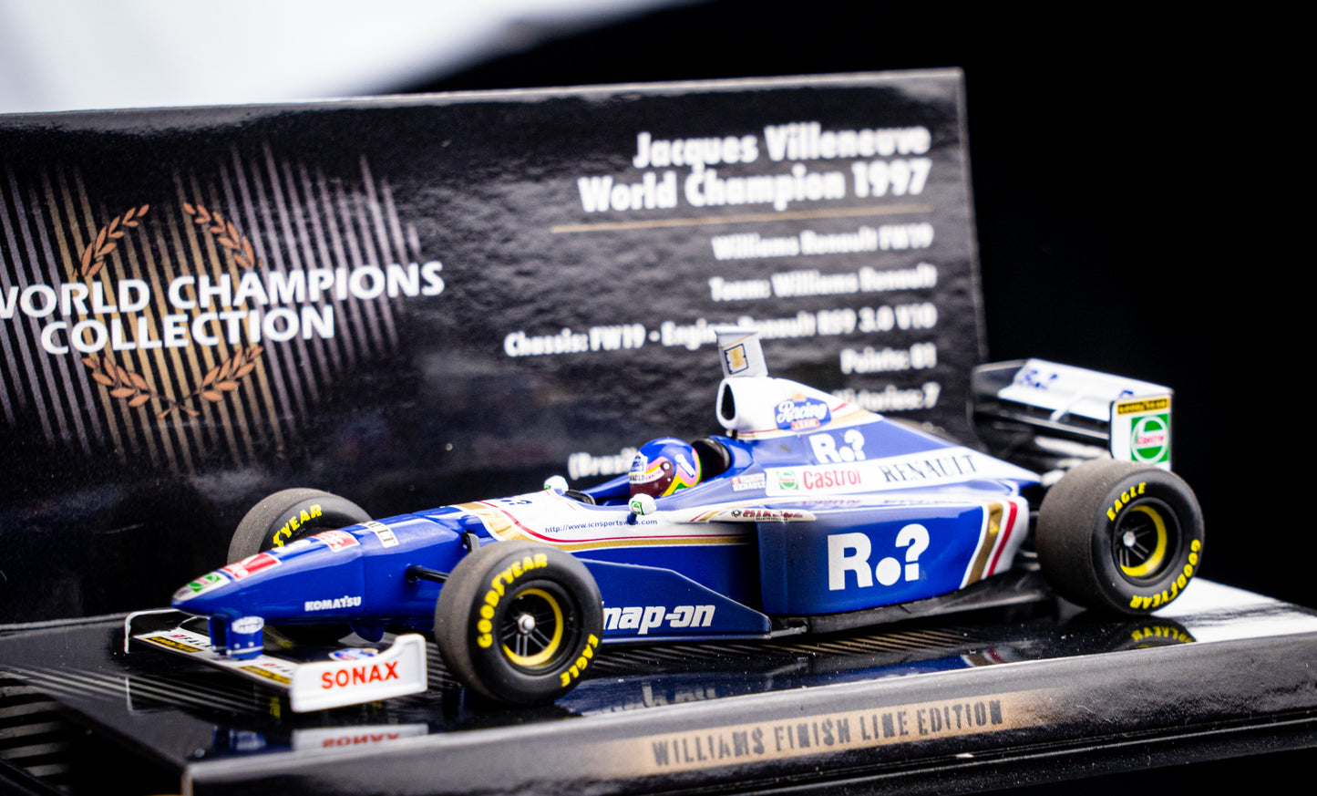 Jaques Villeneuve #3 Williams FW19 Formel 1 Weltmeister 1997 - Minichamps 1:43