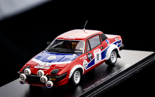 Triumph TR7 #11 T. Pond / F. Gallagher - Winner Ypern Rallye 1980 - Spark 1:43