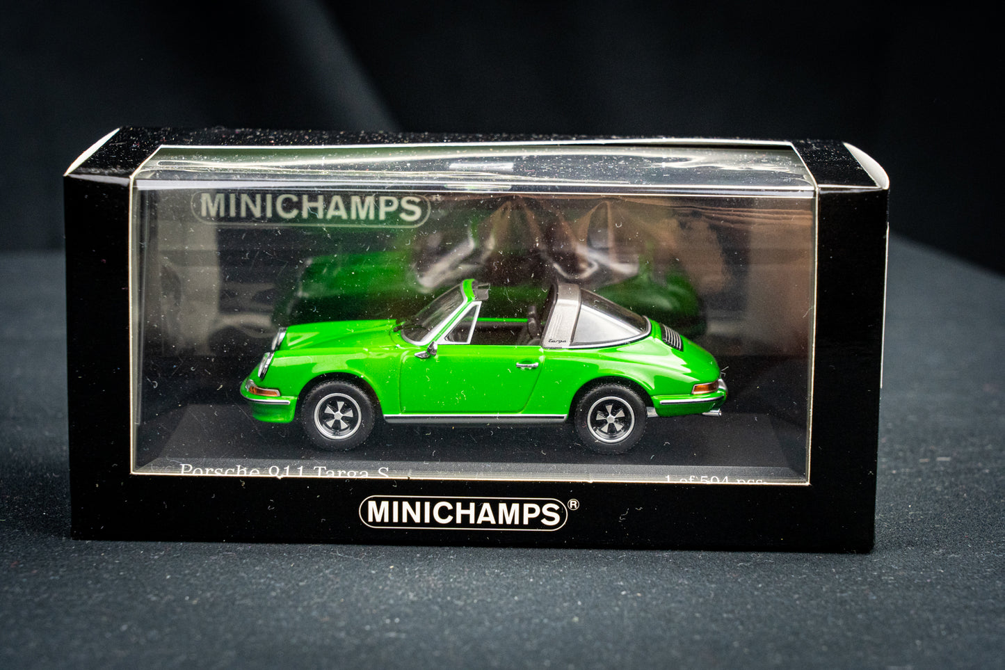 Porsche 911 Targa S 1972 vipergreen - Minichamps 1:43 limitiert auf 504 Stk.