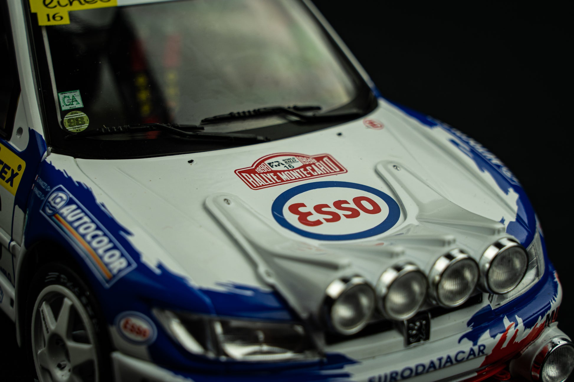 PEUGEOT 306 MAXI Kitcar Rallye Monte Carlo 1998 #16 Panizzi Nightv PEUGEOT 306 MAXI Kitcar Rallye Monte Carlo 1998 #16 Panizzi Nightv