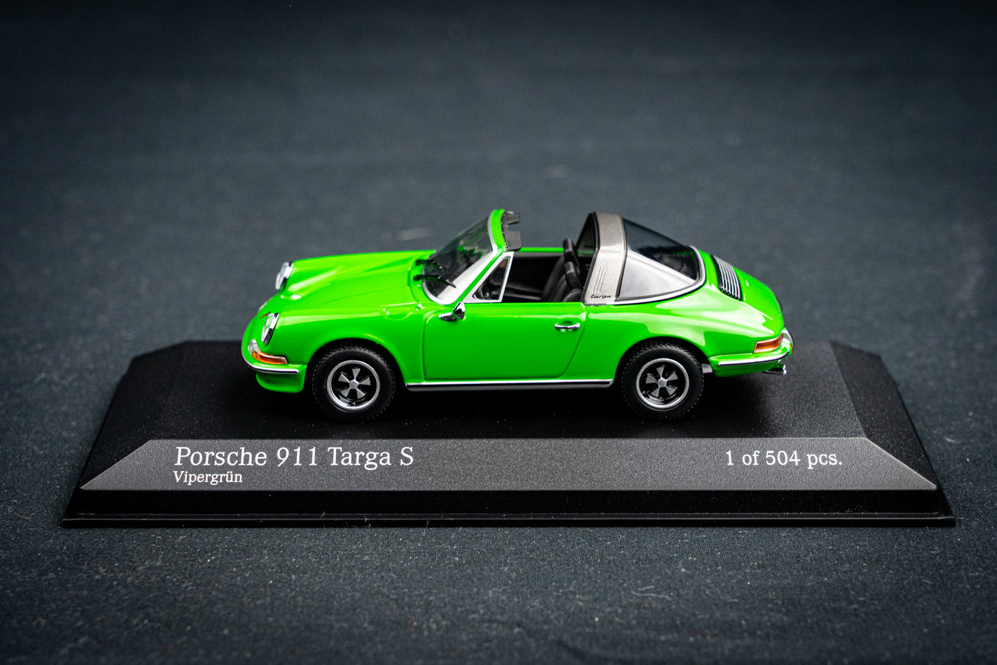 Porsche 911 Targa S 1972 vipergreen - Minichamps 1:43 limitiert auf 504 Stk.