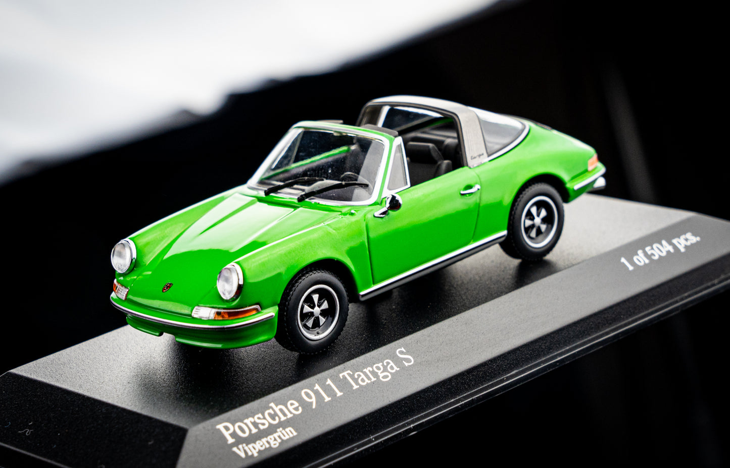 Porsche 911 Targa S 1972 vipergreen - Minichamps 1:43 limitiert auf 504 Stk.