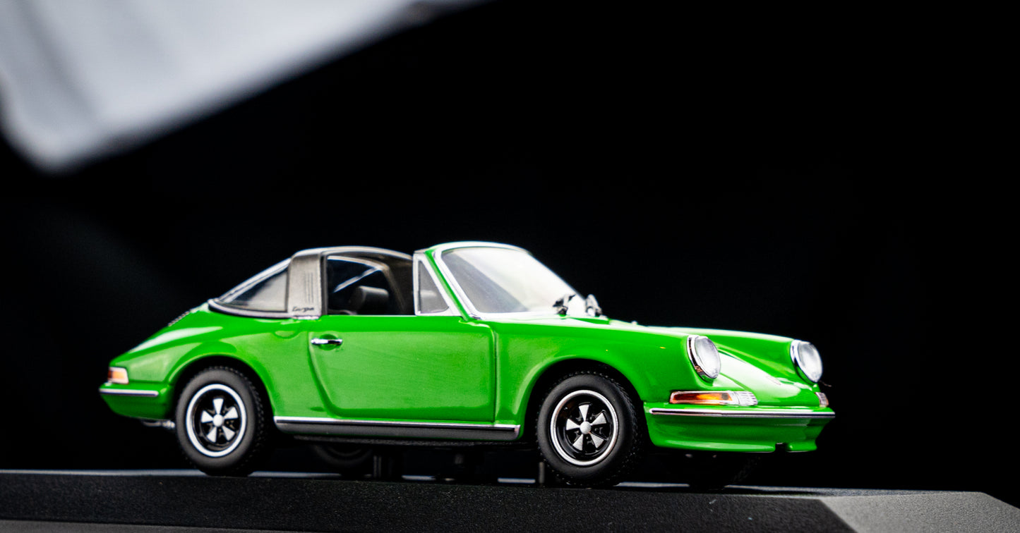 Porsche 911 Targa S 1972 vipergreen - Minichamps 1:43 limitiert auf 504 Stk.