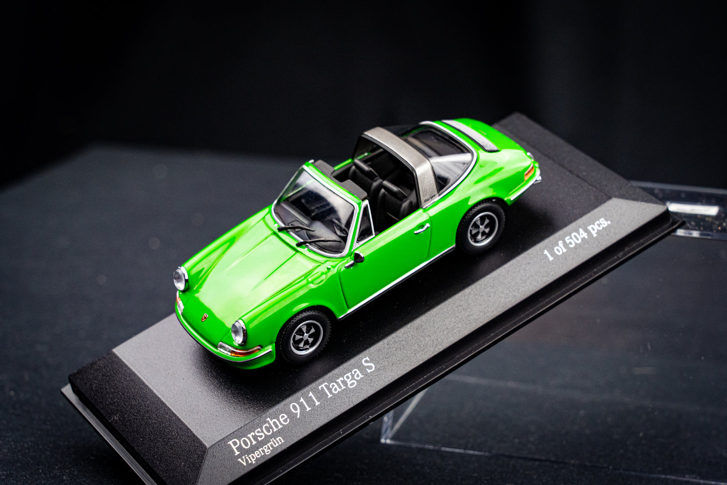 Porsche 911 Targa S 1972 vipergreen - Minichamps 1:43 limitiert auf 504 Stk.