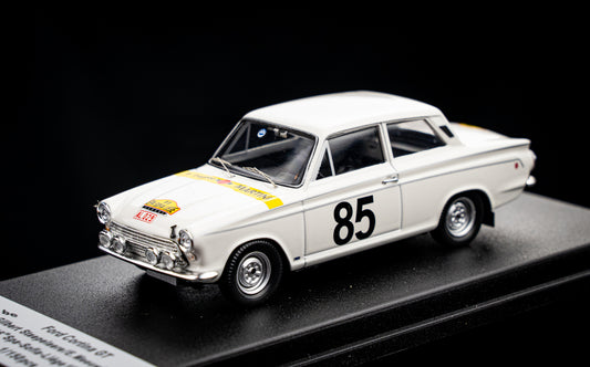 Ford Cortina GT lim. 150 pcs. #85 G. Staepelaere / E. Meuwissen - Spa - Sofia -Liege 64 - Trofeu 1:43