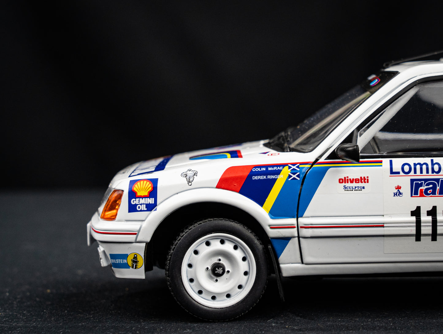 Peugeot 205 GTi #111 C. McRae / D. Ringer - Lombard RAC Rallye 1988 - Solido 1:18