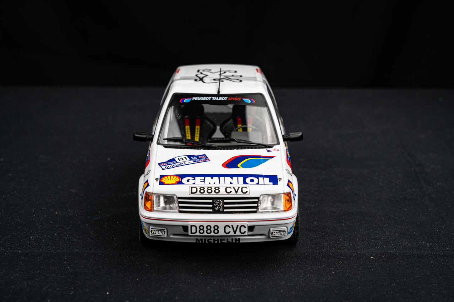 Peugeot 205 GTi #111 C. McRae / D. Ringer - Lombard RAC Rallye 1988 - Solido 1:18