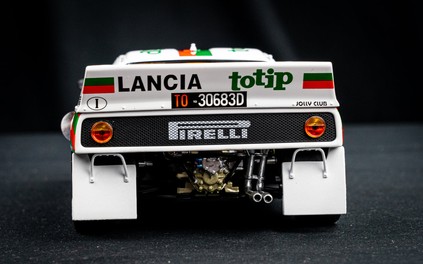 Lancia Rallye 037 #3 D. Cerrato / G. Cerri - Rallye Elba 1985 - Kyosho 1:18