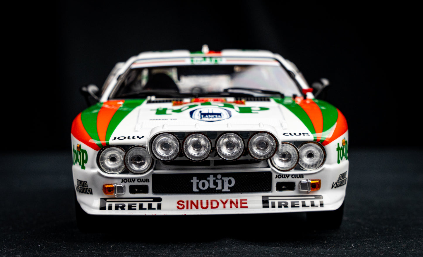 Lancia Rallye 037 #3 D. Cerrato / G. Cerri - Rallye Elba 1985 - Kyosho 1:18