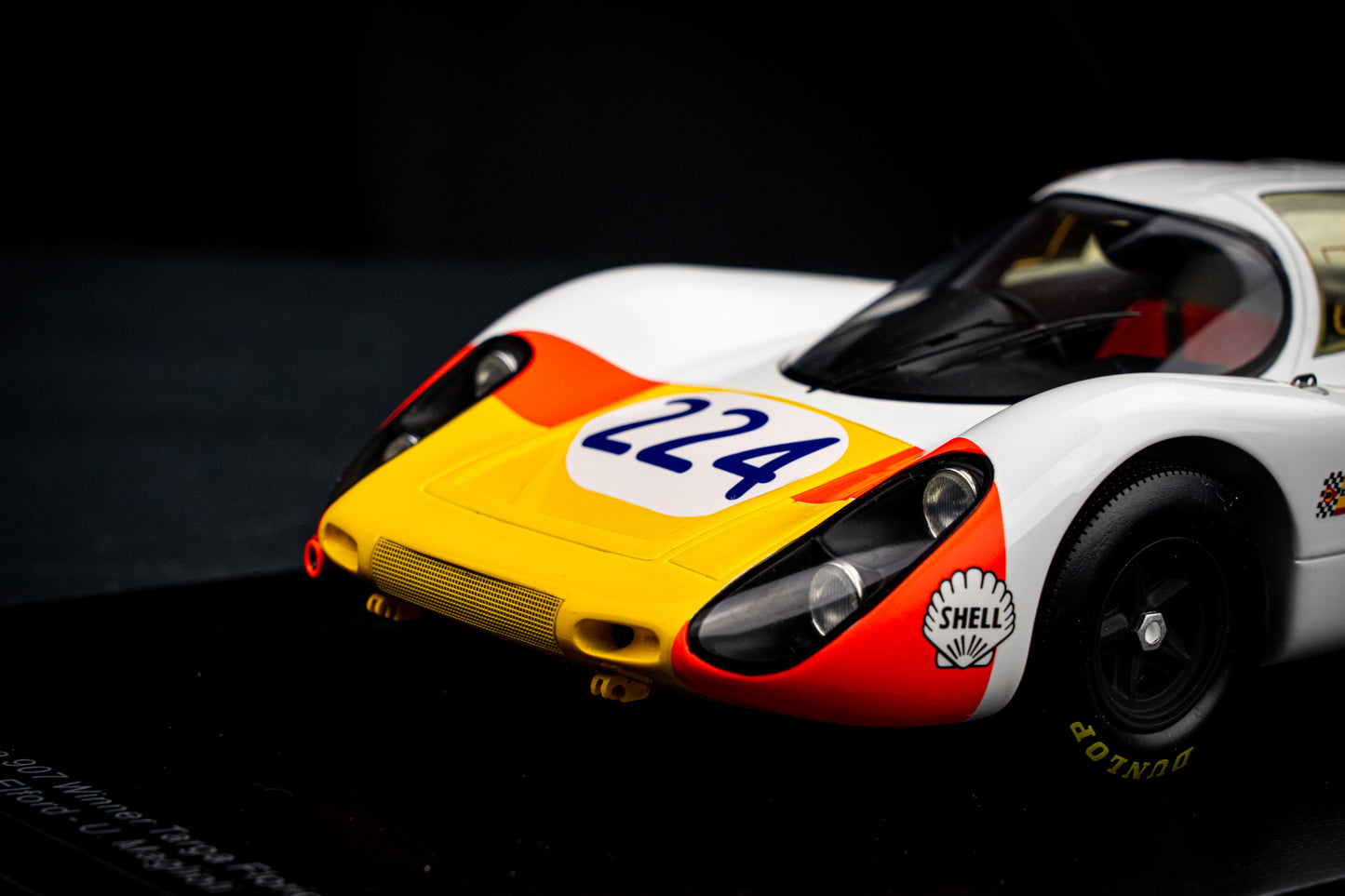 Porsche 907 #224 V. Elford / U. Maglioli - Winner Targa Florio 1968 - Spark 1:18