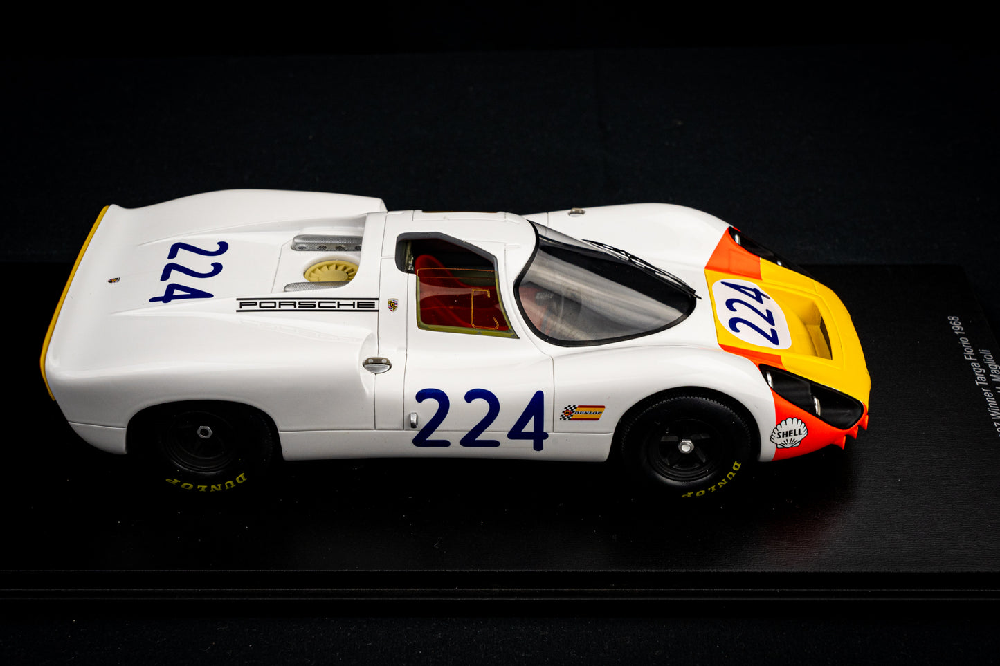 Porsche 907 #224 V. Elford / U. Maglioli - Winner Targa Florio 1968 - Spark 1:18