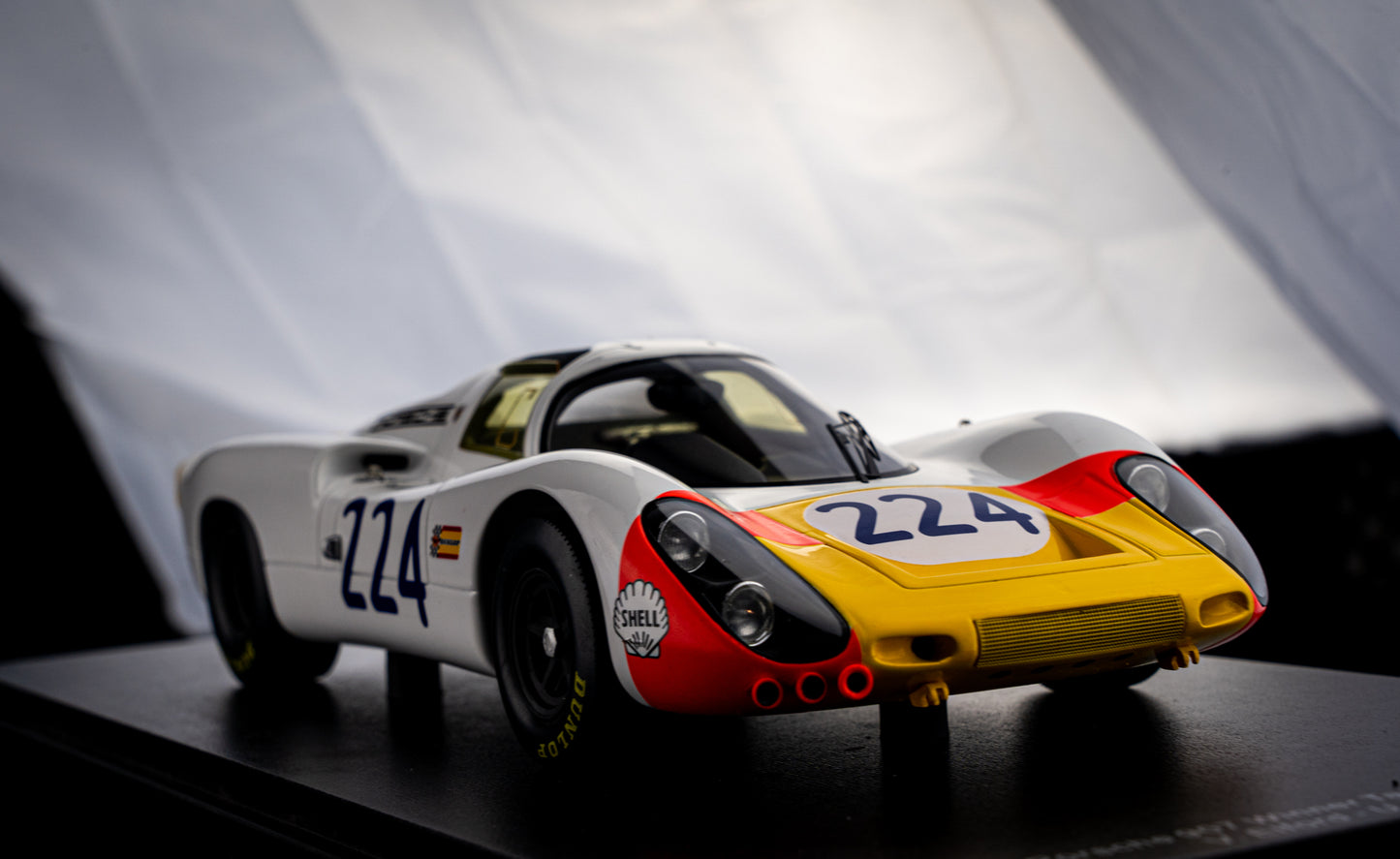 Porsche 907 #224 V. Elford / U. Maglioli - Winner Targa Florio 1968 - Spark 1:18