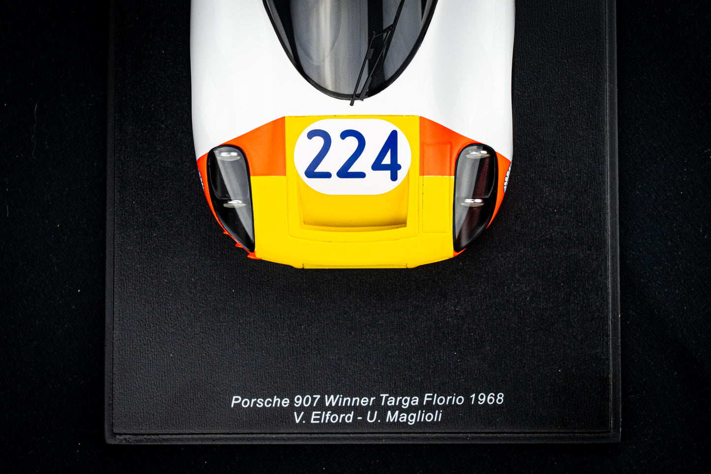 Porsche 907 #224 V. Elford / U. Maglioli - Winner Targa Florio 1968 - Spark 1:18