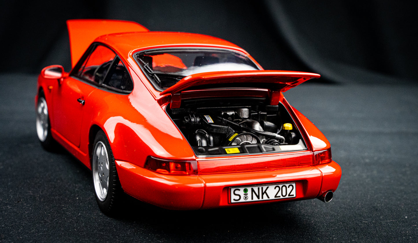 Porsche 911 964 Carrera 1990 rot - Norev 1:18