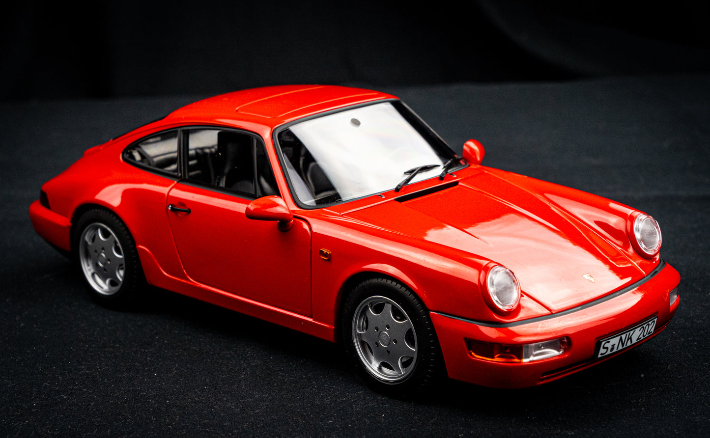 Porsche 911 964 Carrera 1990 rot - Norev 1:18