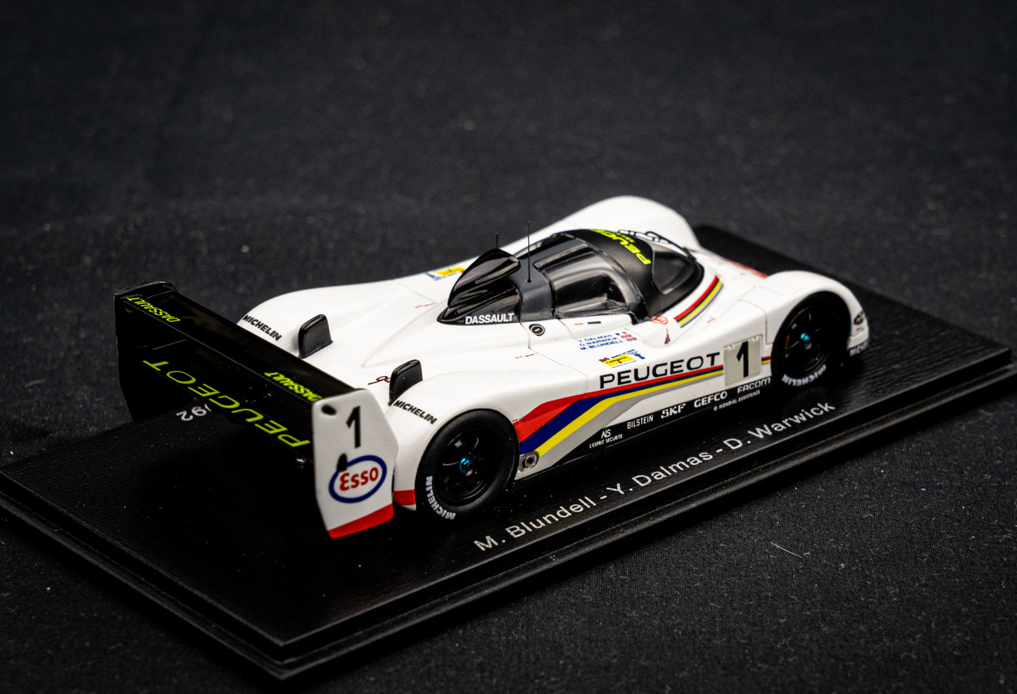 Peugeot 905 #1  Blundell / Dalmas / Warwick - Sieger 24h LeMans 1992 - Spark 1:43