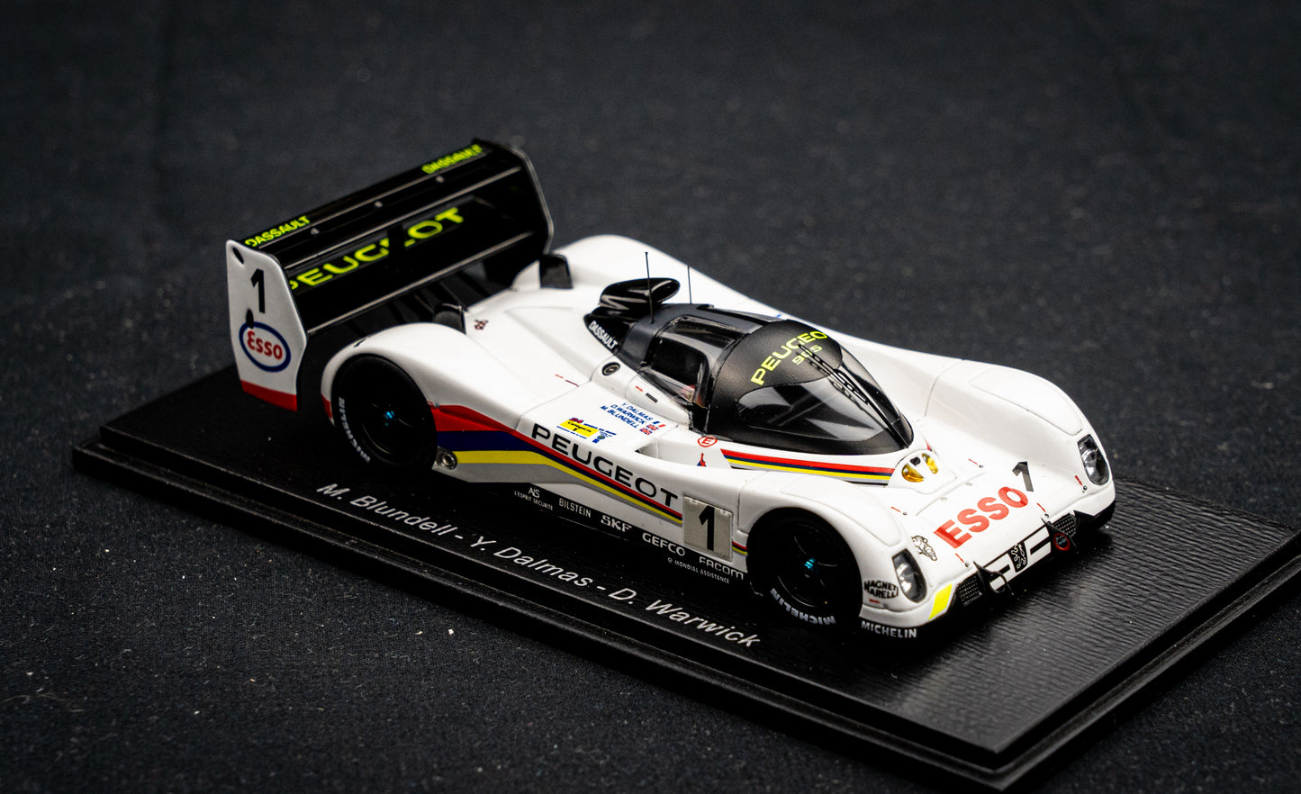 Peugeot 905 #1  Blundell / Dalmas / Warwick - Sieger 24h LeMans 1992 - Spark 1:43