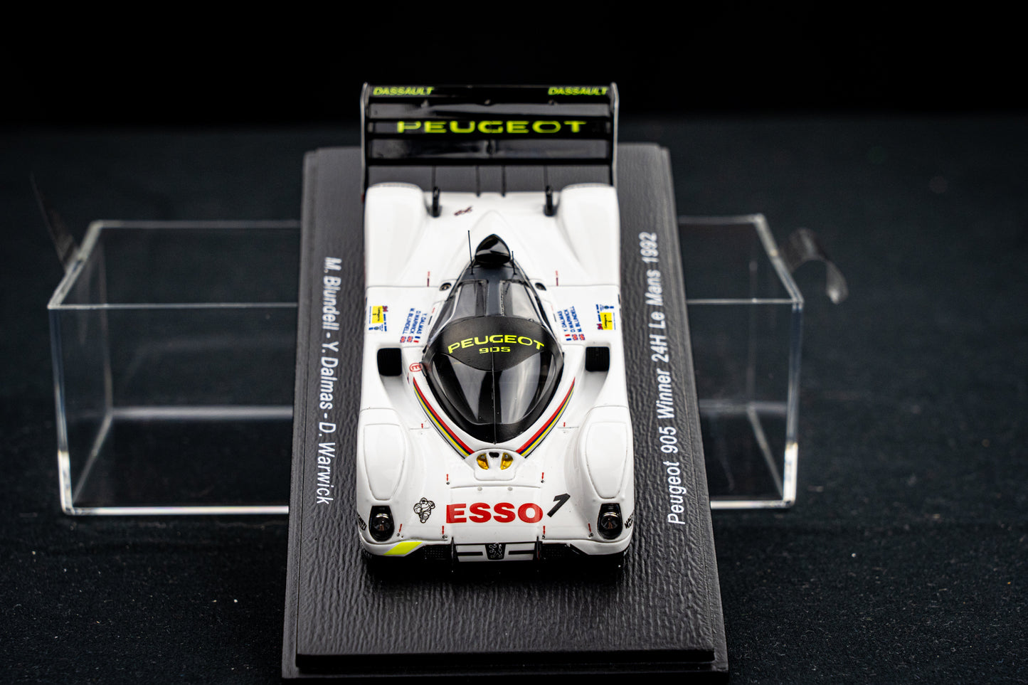 Peugeot 905 #1  Blundell / Dalmas / Warwick - Sieger 24h LeMans 1992 - Spark 1:43