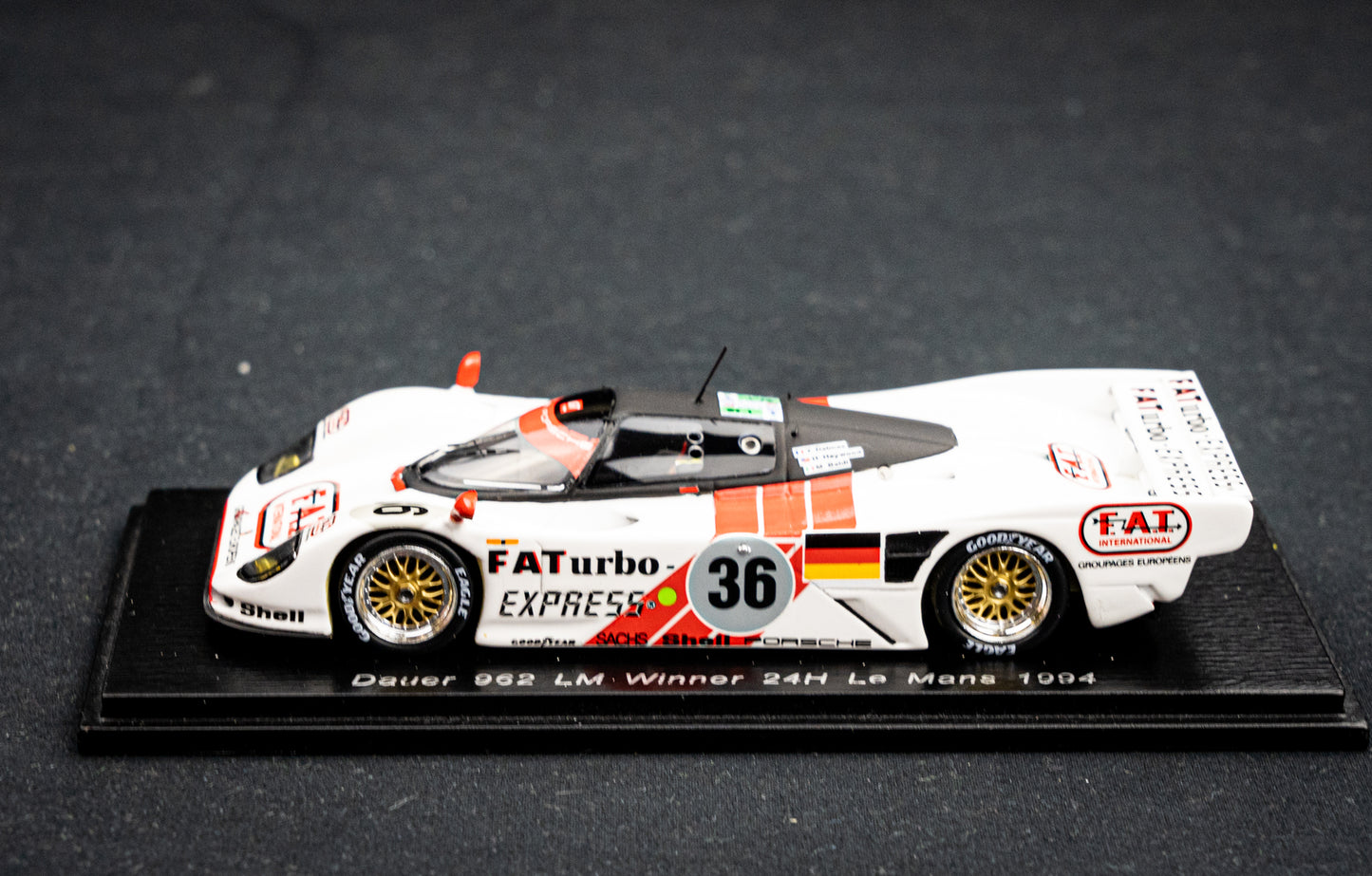 Dauer Porsche 962 LM #36 Baldi / Dalmas / Haywood - Sieger 24h LeMans 1994 - Spark 1:43