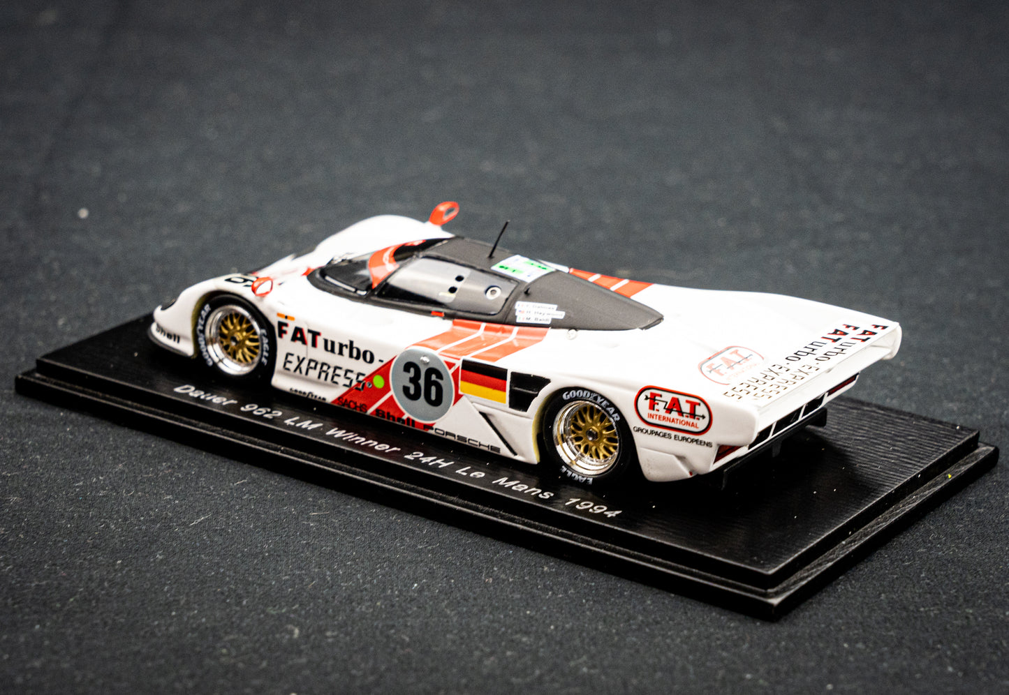 Dauer Porsche 962 LM #36 Baldi / Dalmas / Haywood - Sieger 24h LeMans 1994 - Spark 1:43