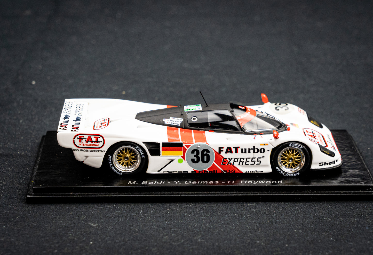 Dauer Porsche 962 LM #36 Baldi / Dalmas / Haywood - Sieger 24h LeMans 1994 - Spark 1:43