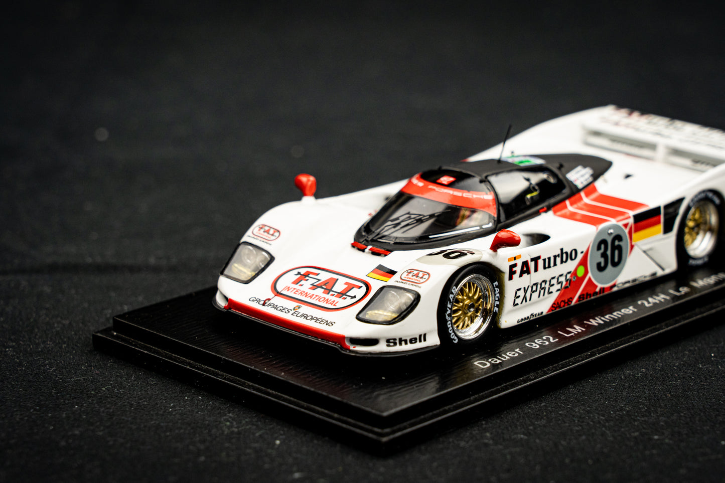 Dauer Porsche 962 LM #36 Baldi / Dalmas / Haywood - Sieger 24h LeMans 1994 - Spark 1:43