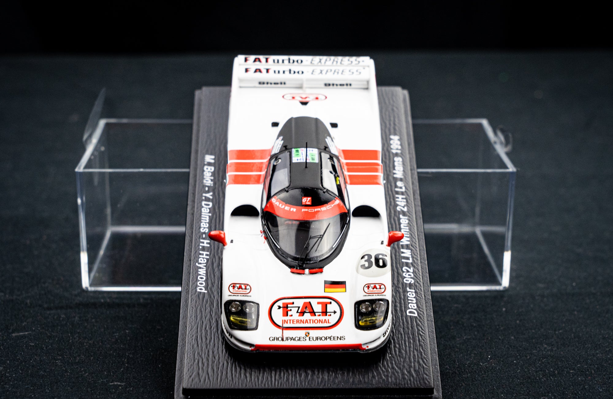 Dauer Porsche 962 LM #36 Baldi / Dalmas / Haywood - Sieger