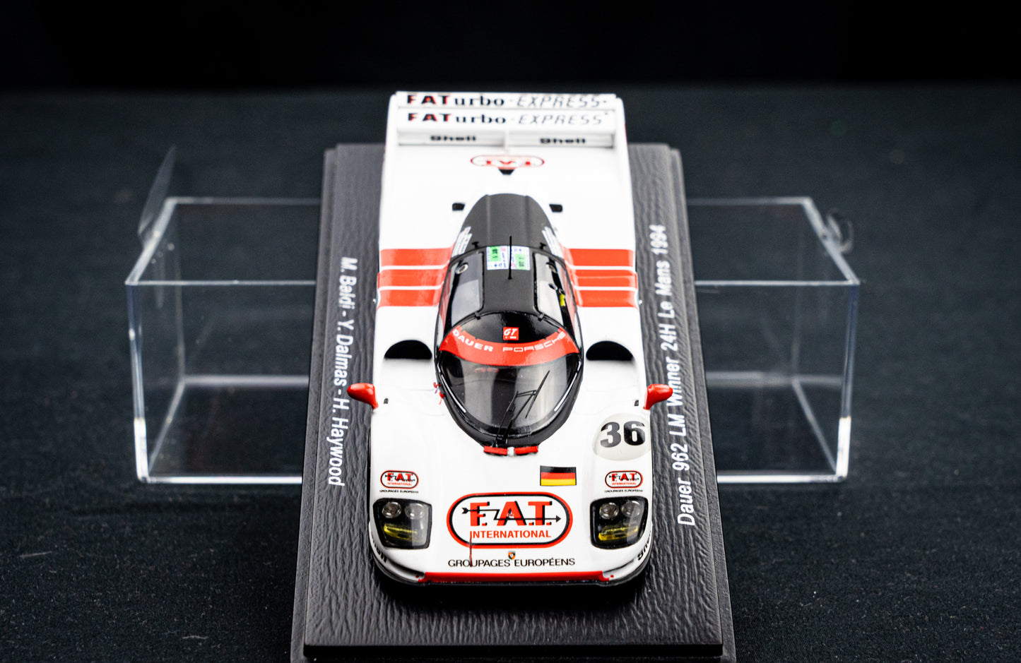 Dauer Porsche 962 LM #36 Baldi / Dalmas / Haywood - Sieger 24h LeMans 1994 - Spark 1:43