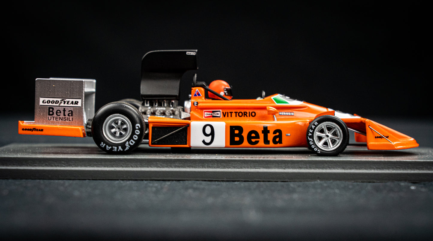 March 751 no.9 Vittorio Brambilla - March Racing British GP 1975 - Spark 1:43