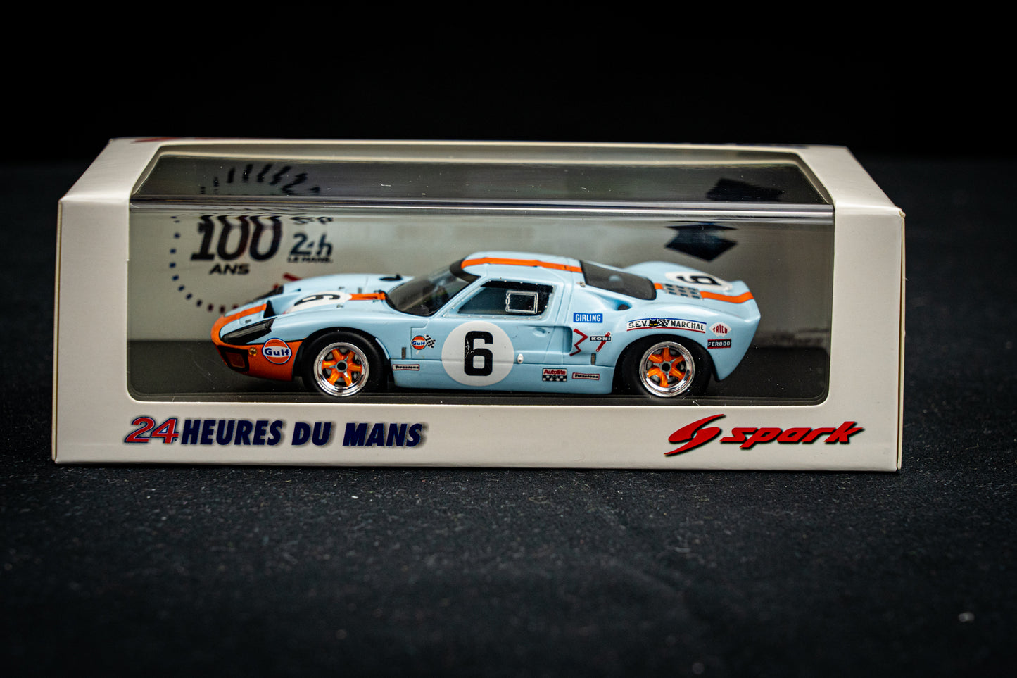 Ford GT40 no.6 J. Ickx / J. Oliver - Sieger 24h LeMans 1969 - Spark 1:43