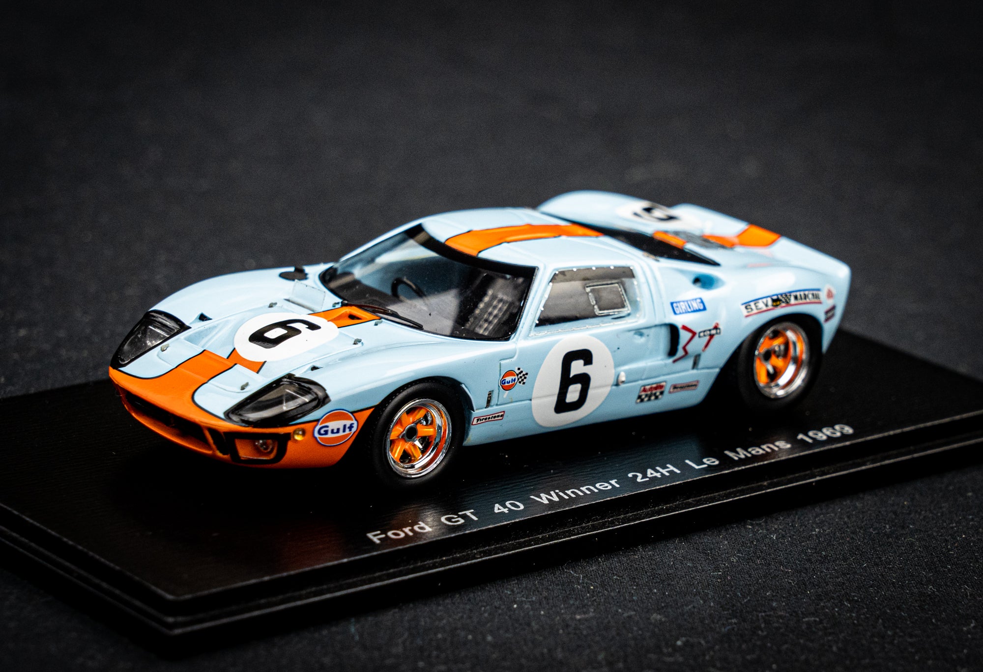 1/18 Ford GT40 Gulf Oil #6 Winner 24h Le Mans 1969 ◇ Jacky Ickx 