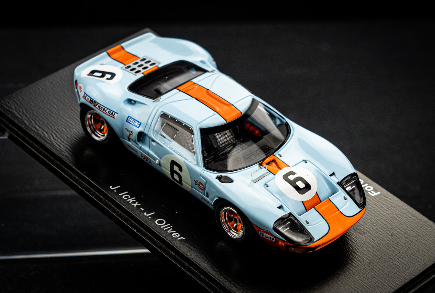 Ford GT40 no.6 J. Ickx / J. Oliver - Sieger 24h LeMans 1969 - Spark 1:43