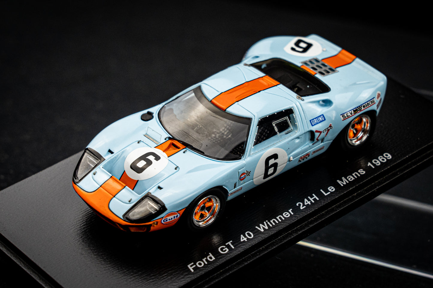 Ford GT40 no.6 J. Ickx / J. Oliver - Sieger 24h LeMans 1969 - Spark 1:43