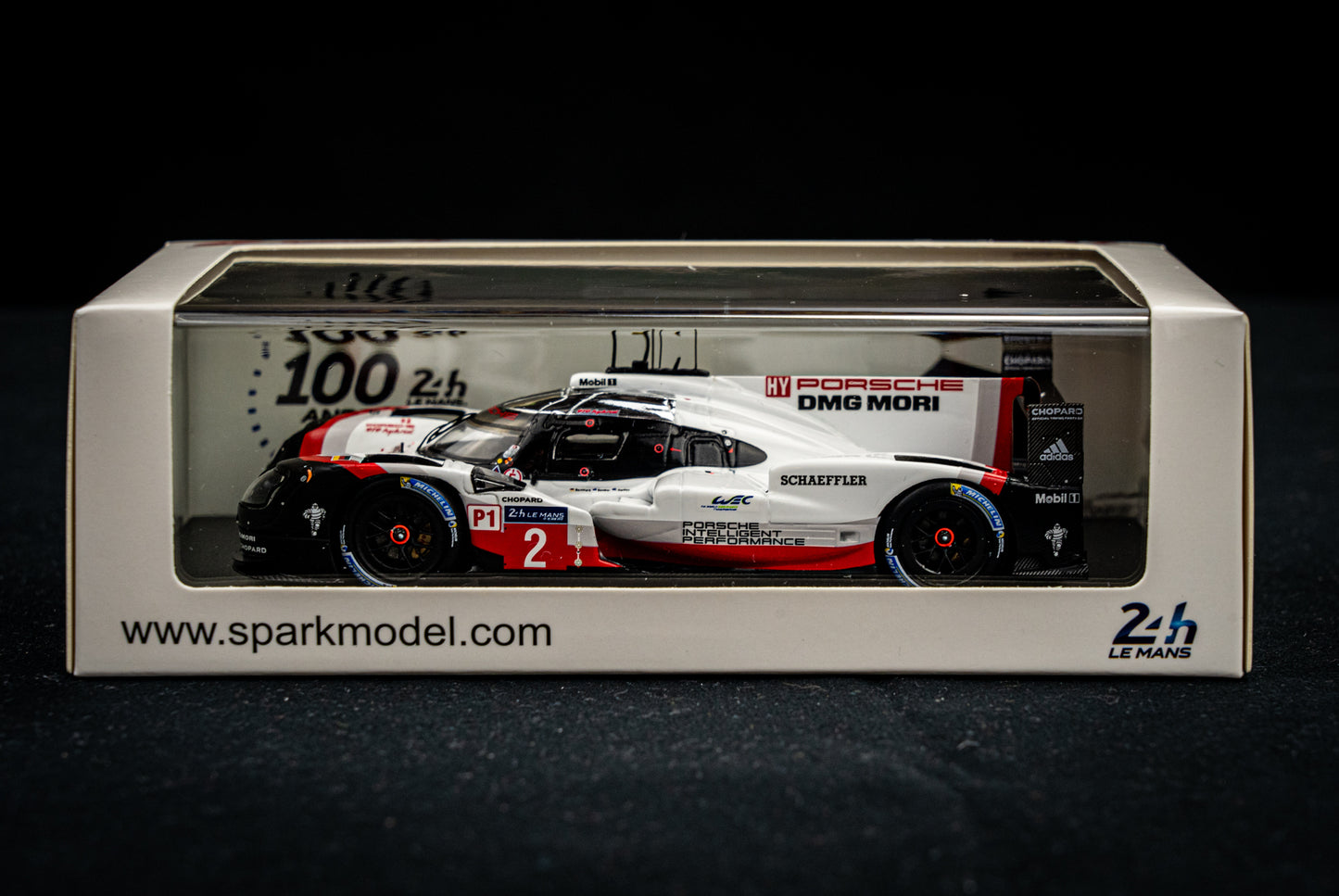 Porsche 919 Hybrid #2 Bernhard / Bamber / Hartley - Sieger 24h LeMans 2017 - Spark 1:43