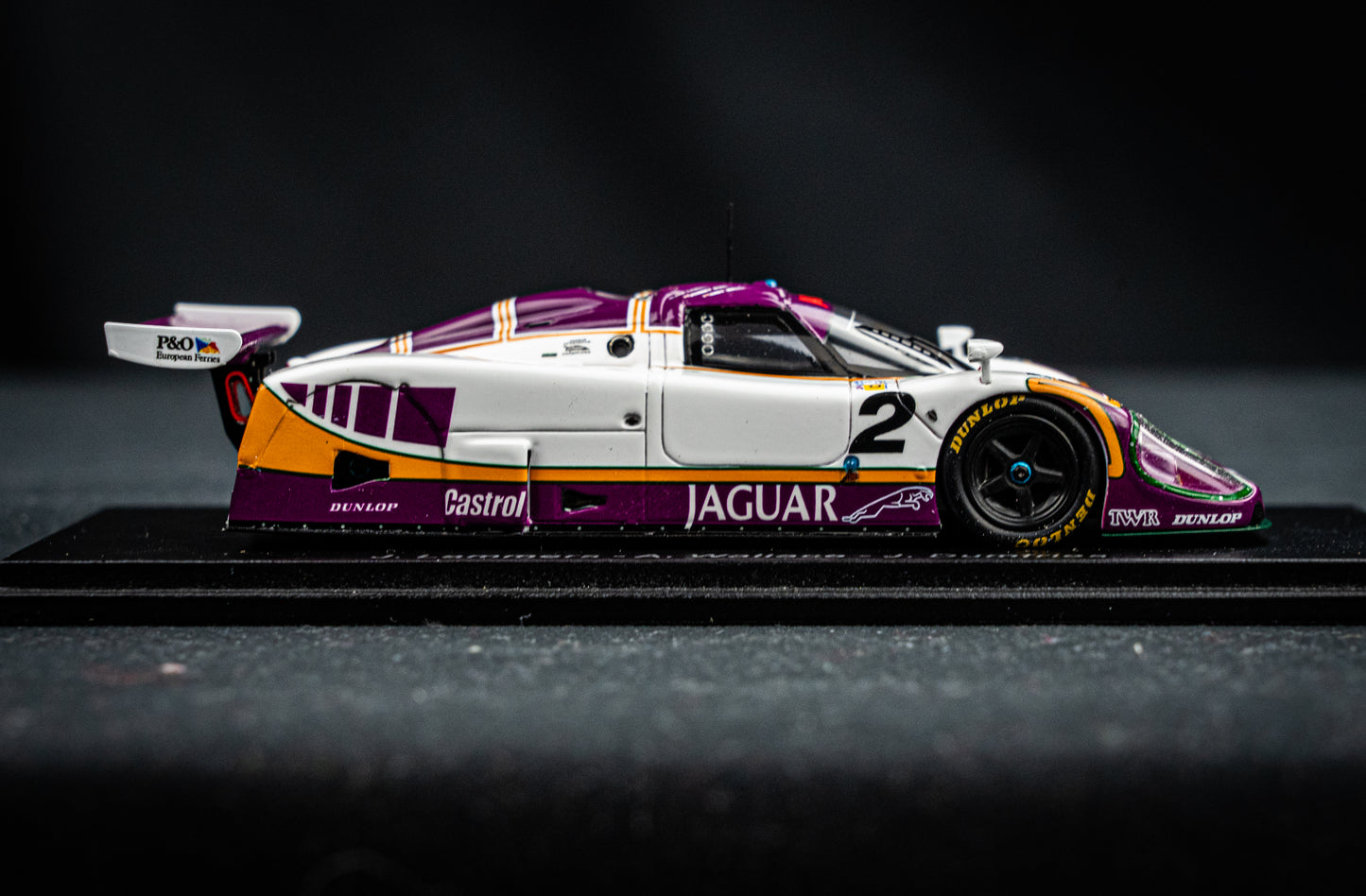 Jaguar XJR-9 #2  Lammers / Wallace / Dumfries - Sieger 24h LeMans 1988 - Spark 1:43