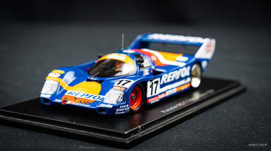 Porsche 962C Repsol #17 24h LeMans 1991 mit Brun / Larrauri / Pareja - 1:43 Spark