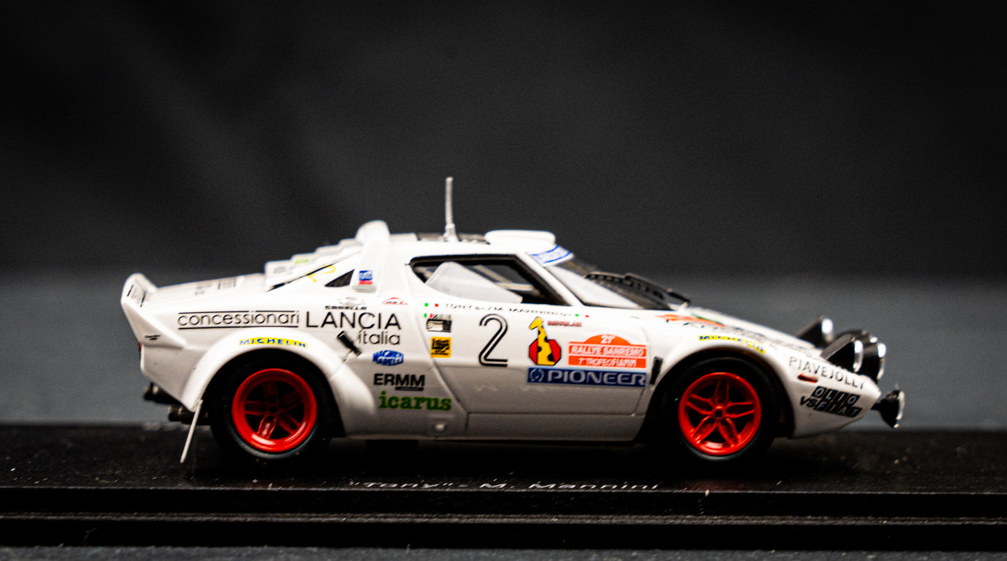 Lancia Stratos HF #4 "Tony" / M. Mannini - Winner Rallye San Remo 1979 1:43