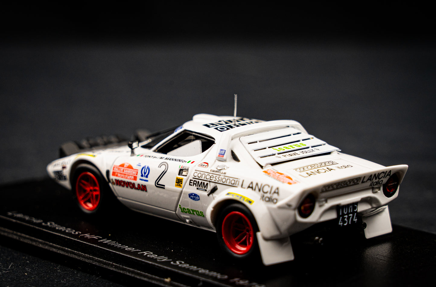 Lancia Stratos HF #4 "Tony" / M. Mannini - Winner Rallye San Remo 1979 1:43