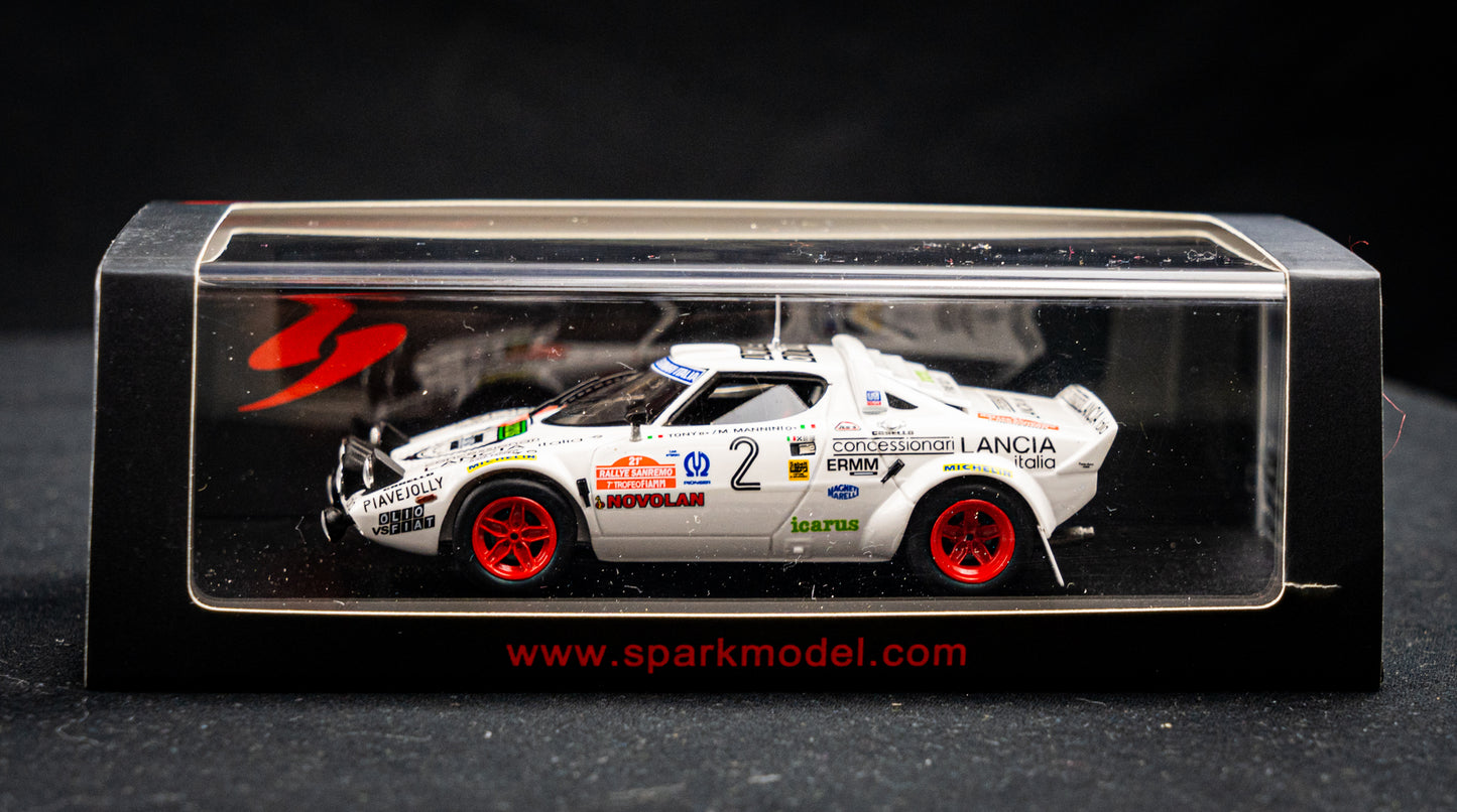 Lancia Stratos HF #4 "Tony" / M. Mannini - Winner Rallye San Remo 1979 1:43