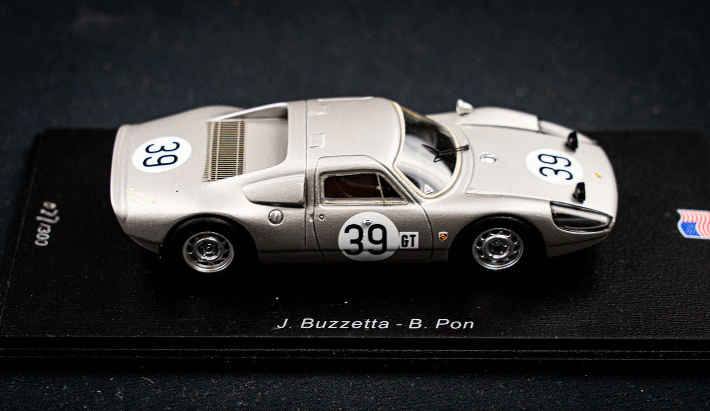 Porsche 904 GTS lim. edition 300 Stk. #39 Buzzetta / Pon - 6th 12h Sebring 1965 1:43