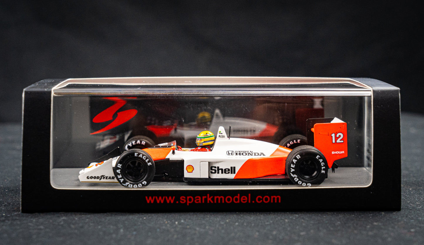 McLaren MP4/4 #12 Ayrton Senna Winner GP Japan / Suzuka 1988 - Spark 1:43