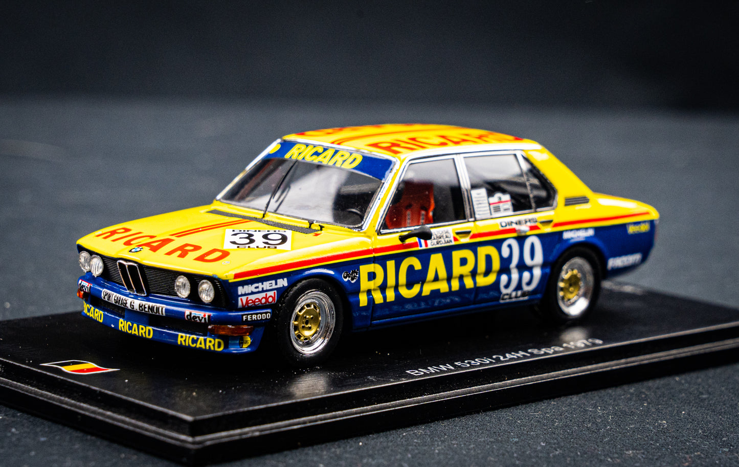 BMW 530i lim. edition 500 Stk. #39 24h Spa 1979 - Beltoise/Gabreau/Gurdjian 1:43