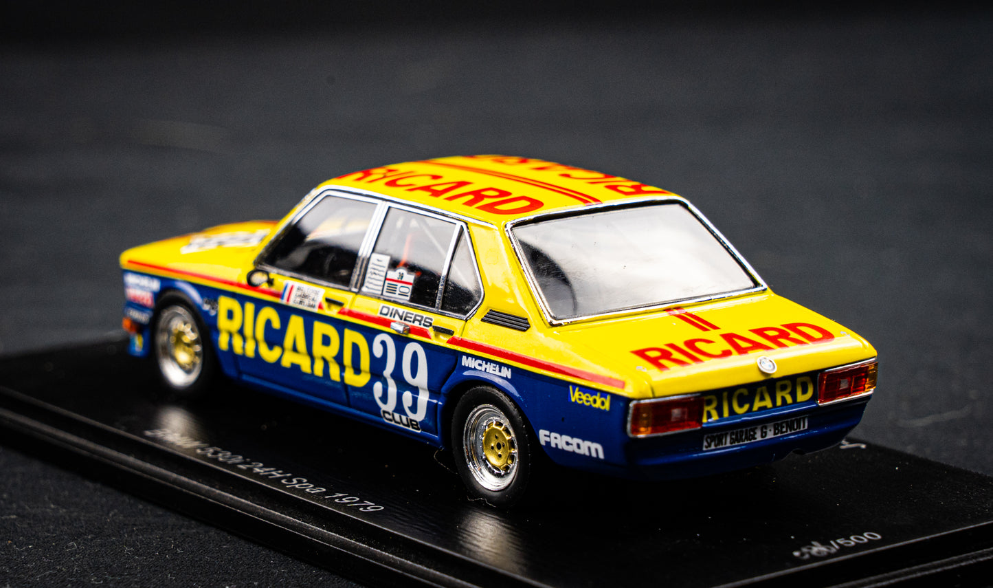 BMW 530i lim. edition 500 Stk. #39 24h Spa 1979 - Beltoise/Gabreau/Gurdjian 1:43