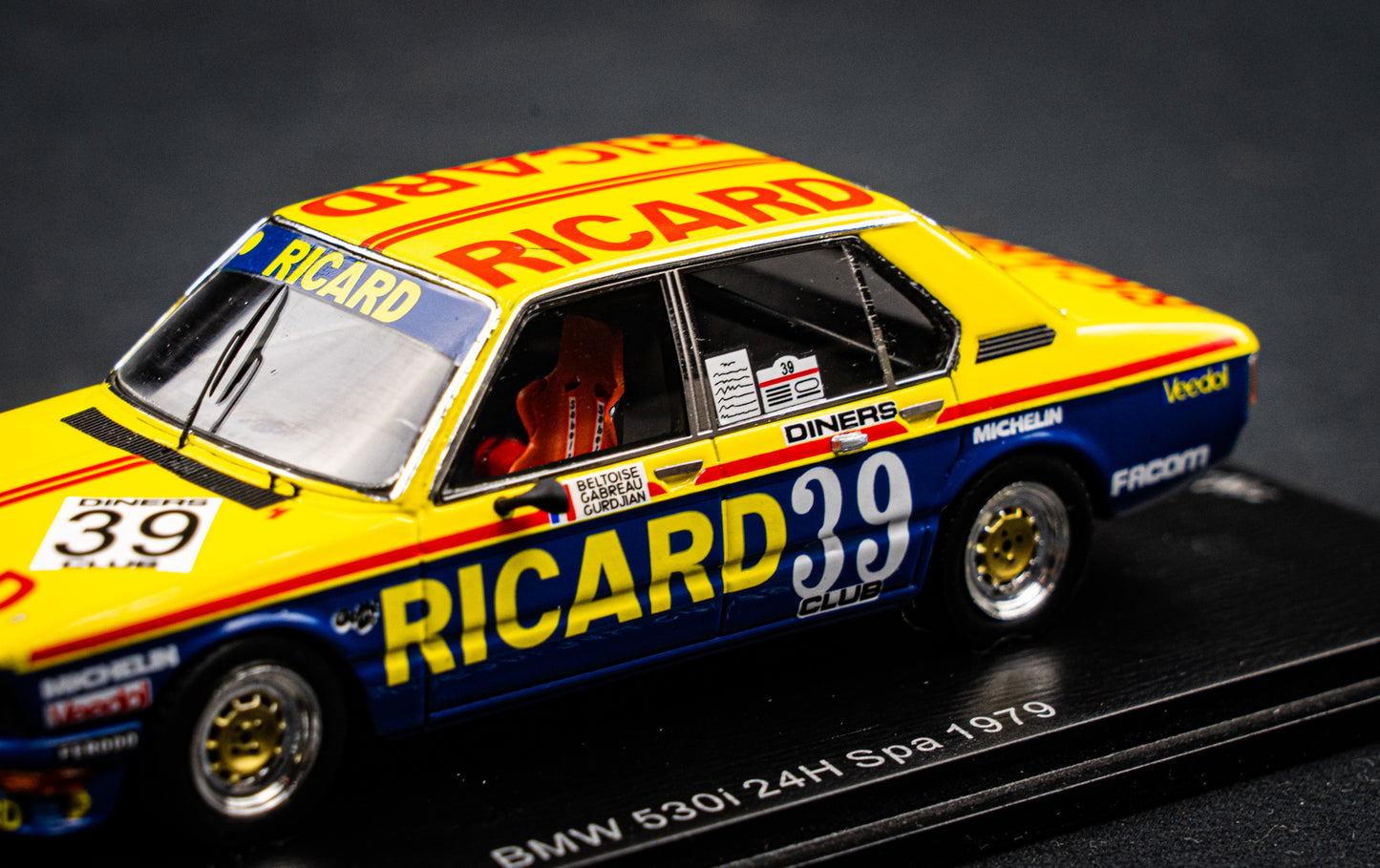 BMW 530i lim. edition 500 Stk. #39 24h Spa 1979 - Beltoise/Gabreau/Gurdjian 1:43