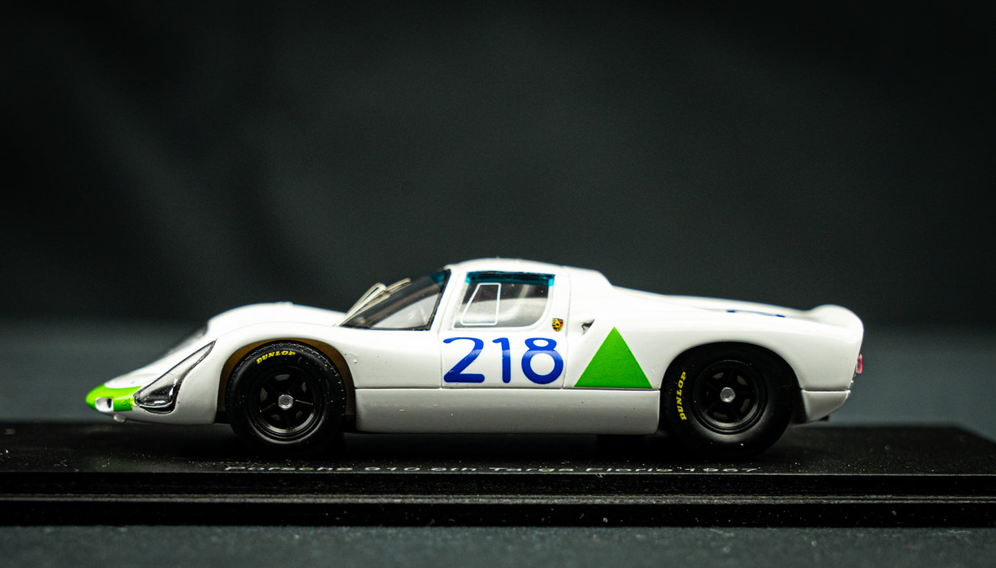 Porsche 910 #218 6th Targa Florio 1967 - Jo Siffert / Hans Herrmann Spark 1:43