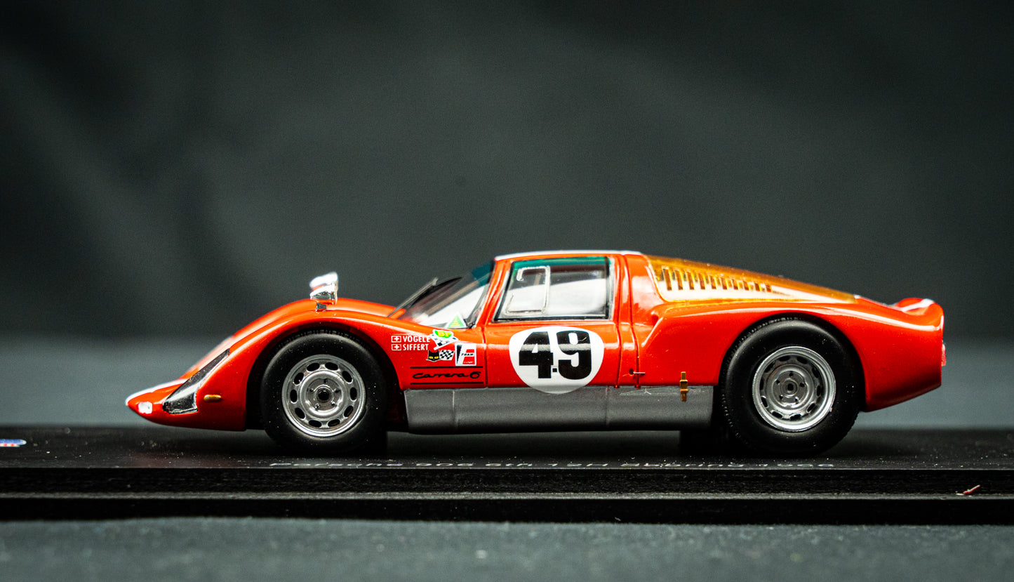 Porsche 906 lim.edition 300 Stk. #49 Siffert / Vögele - 6th 12h Sebring 1966 - Spark 1:43